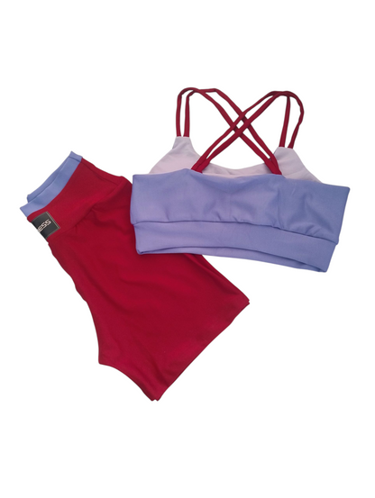 CONJUNTO SHORT+TOP, EM SUPLEX