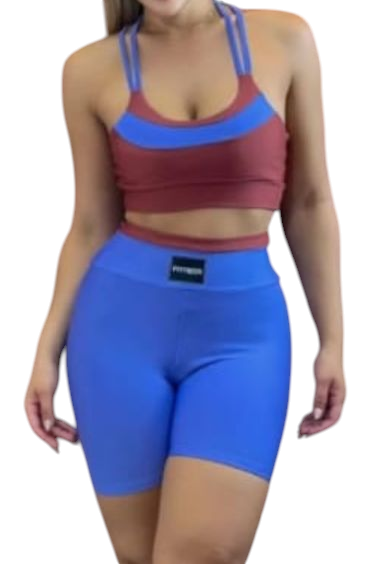 CONJUNTO SHORT+TOP, EM SUPLEX